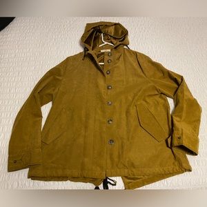 Entro suede-like carmel light jacket size large